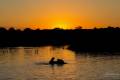 St Lucia sunset with hippos